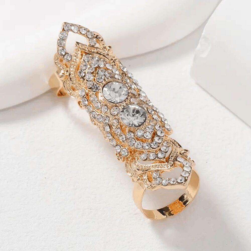 Boho Layered Diamond Ring
